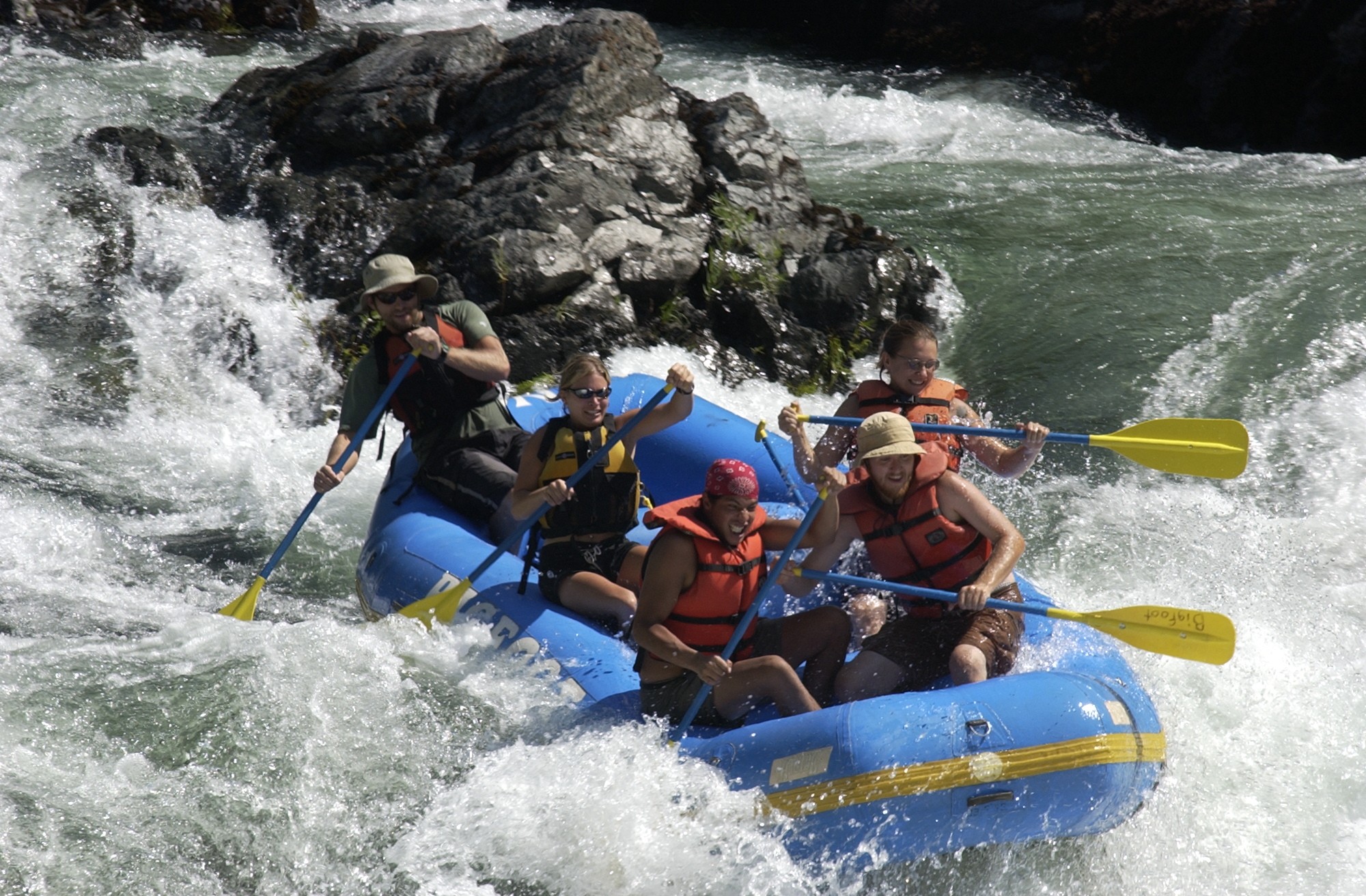Whitewater rafting on the Klamath River