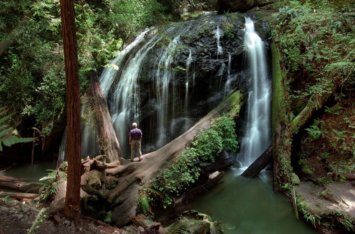 Russian Gulch State Park Waterfall