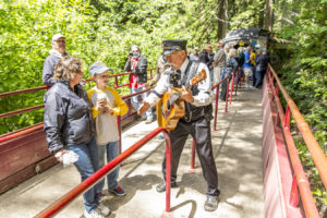 The Train Singer on the Skunk Train