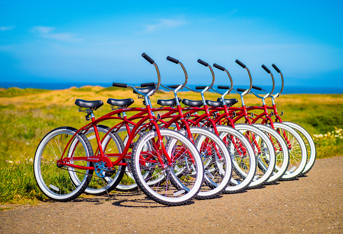 Bike rentals in Fort Bragg, California